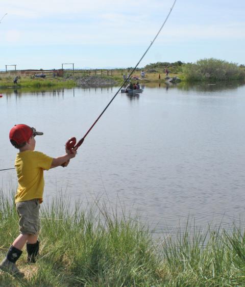 BLM Fishing Day youth mentoring