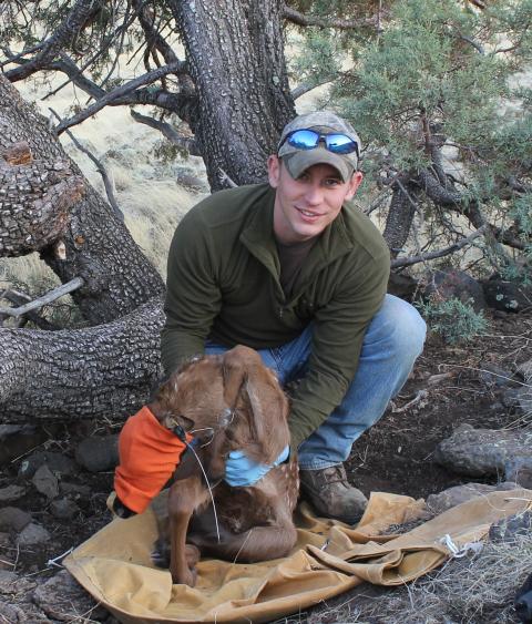  New Mexico Co-op Unit team member conducting research