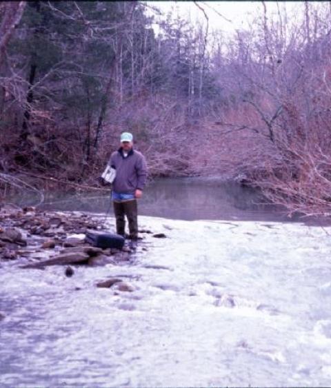 Conducting a study of river depth during drought