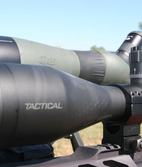 High-tech rifle scope