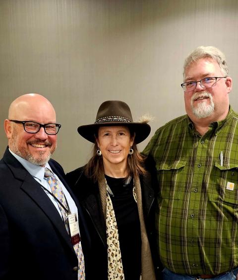 Leo Miranda-Castro, Leslie Allison, and Erik Kalsta.