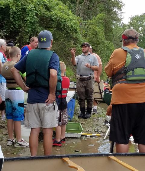 Electrofishing demonstration