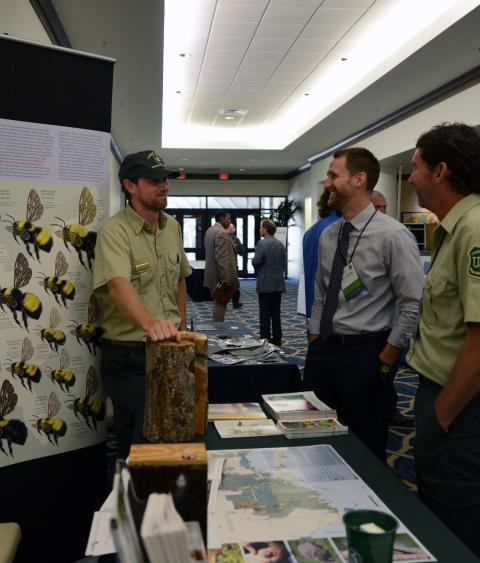 SEAFWA conference attendees interacting