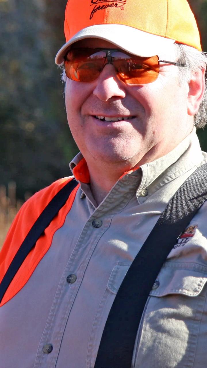 Howard K. Vincent with shotgun