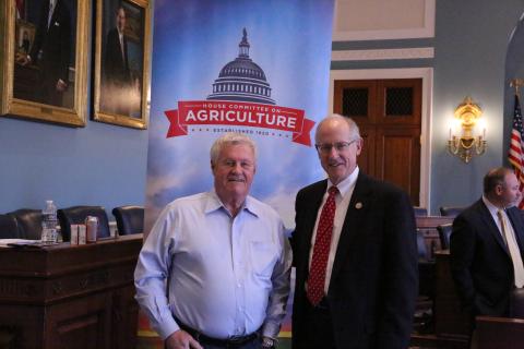Committee Chairman Mike Conaway of Texas (right) and Ranking Member Collin Peterson of Minnesota (left) 
