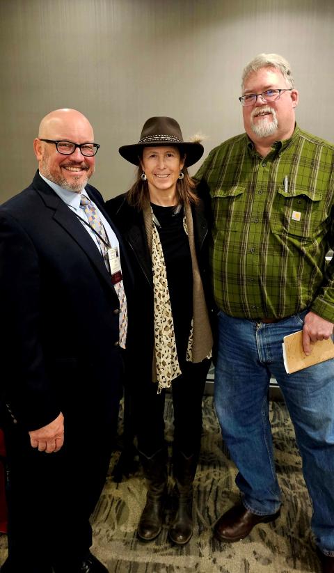 Leo Miranda-Castro, Leslie Allison, and Erik Kalsta.