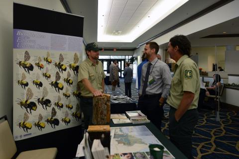 SEAFWA conference attendees interacting