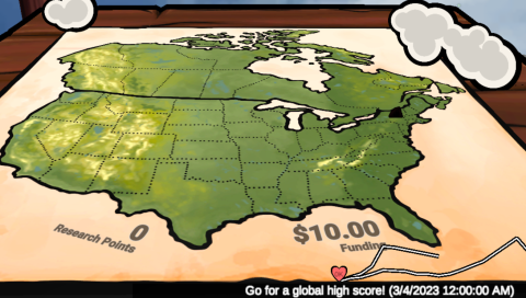 Whitne-nose syndrome digital game interface